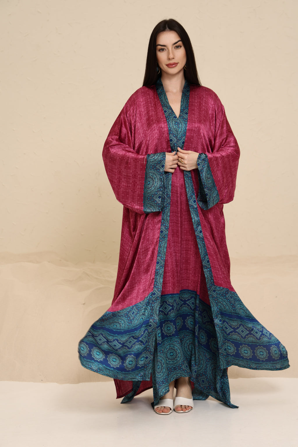 Skye Kimono Pink - Long