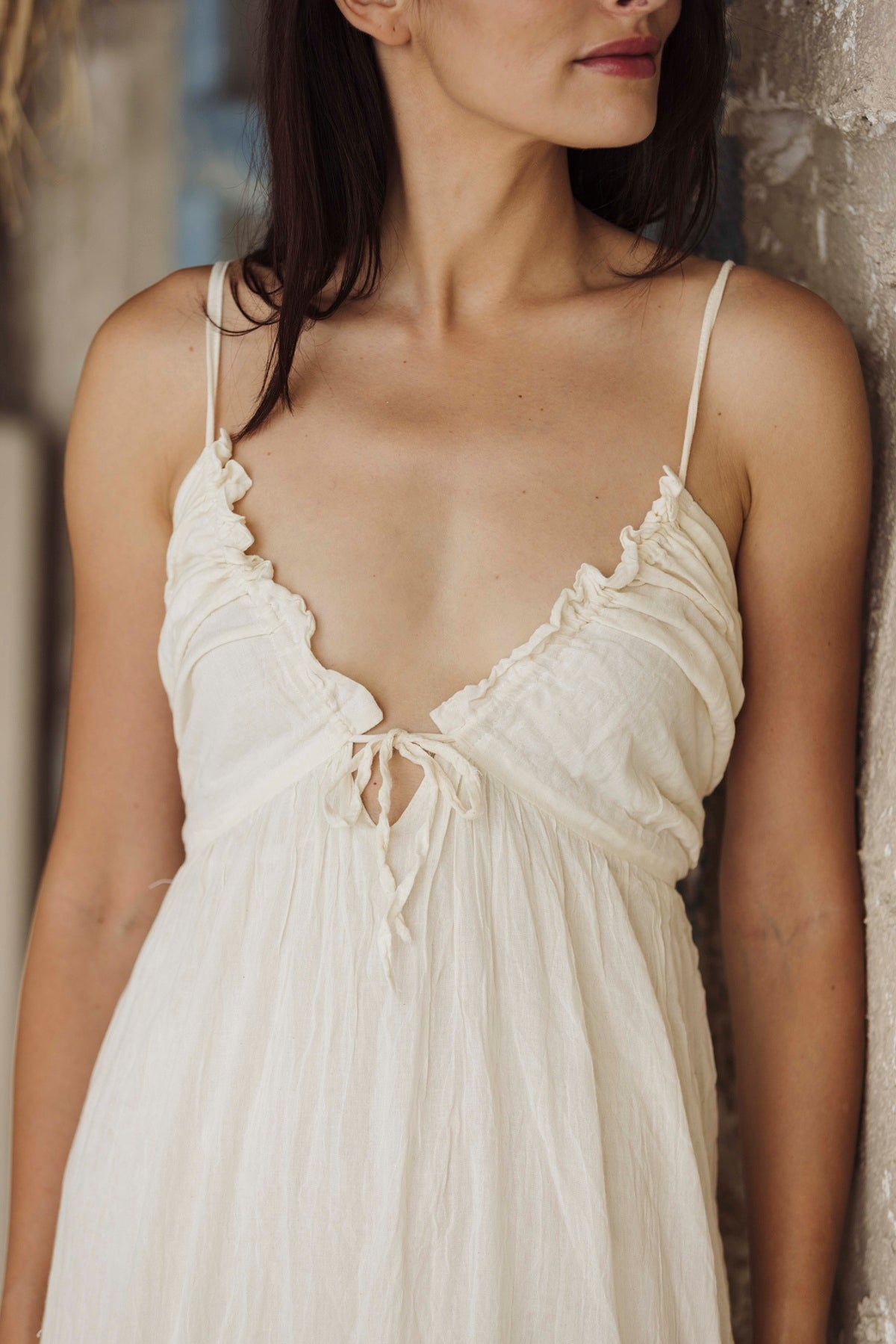 Elegant White Tiered Boho Maxi Dress for Women | Flowy Resort & Summer Vacation Dress