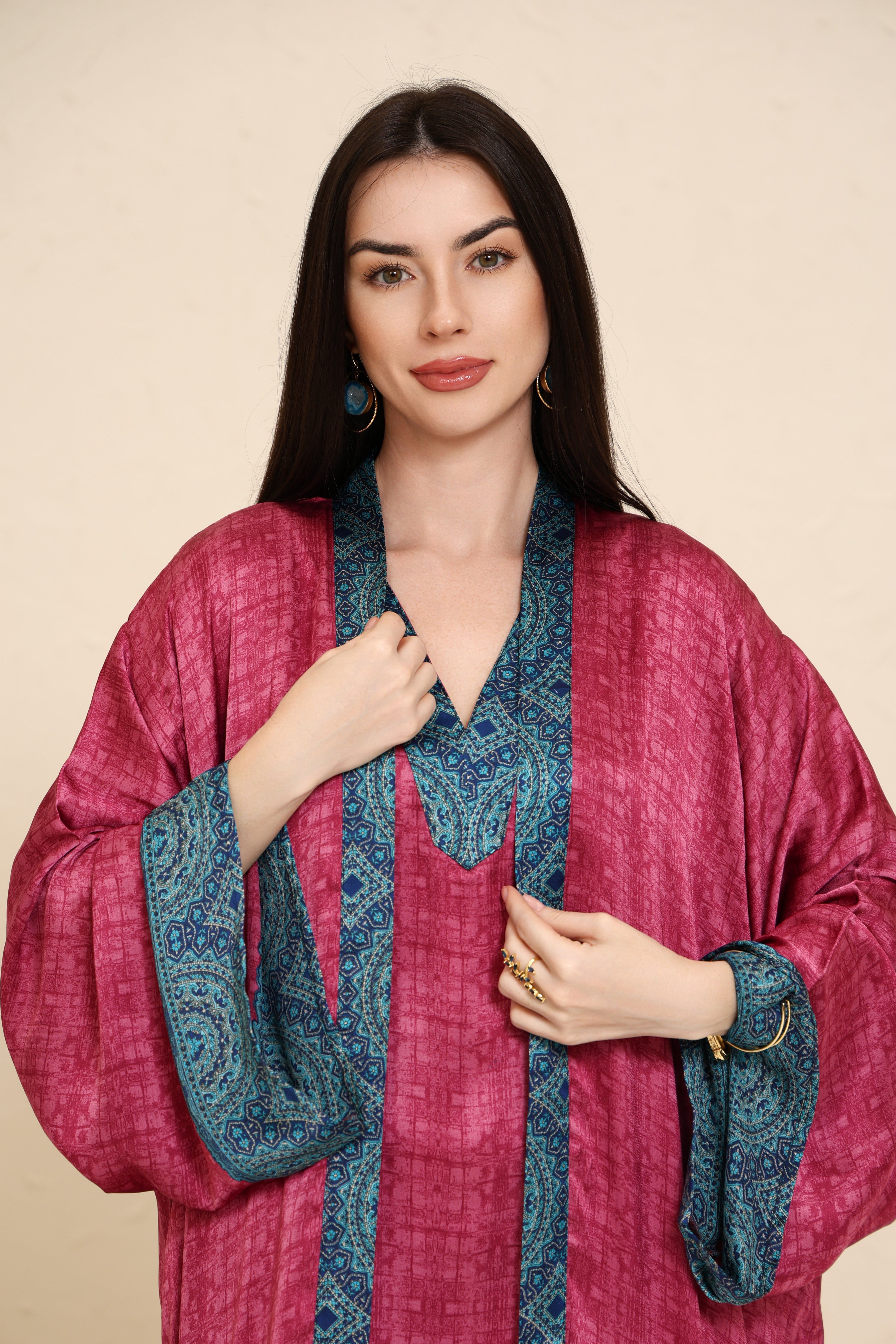 Skye Kimono Pink - Long