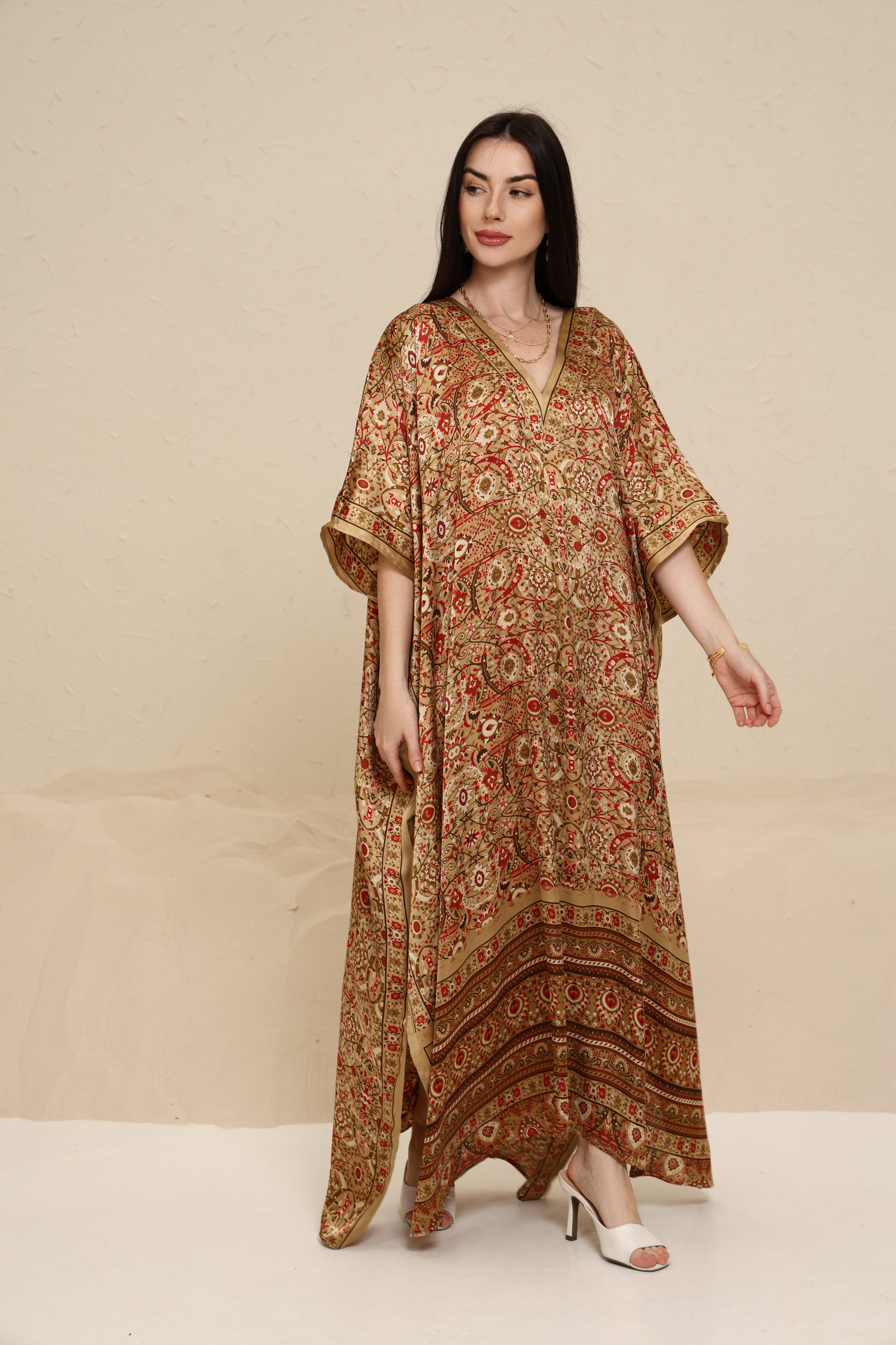 Kaftan Printed Brown