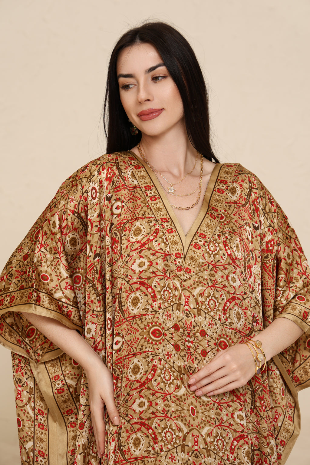 Kaftan Printed Brown