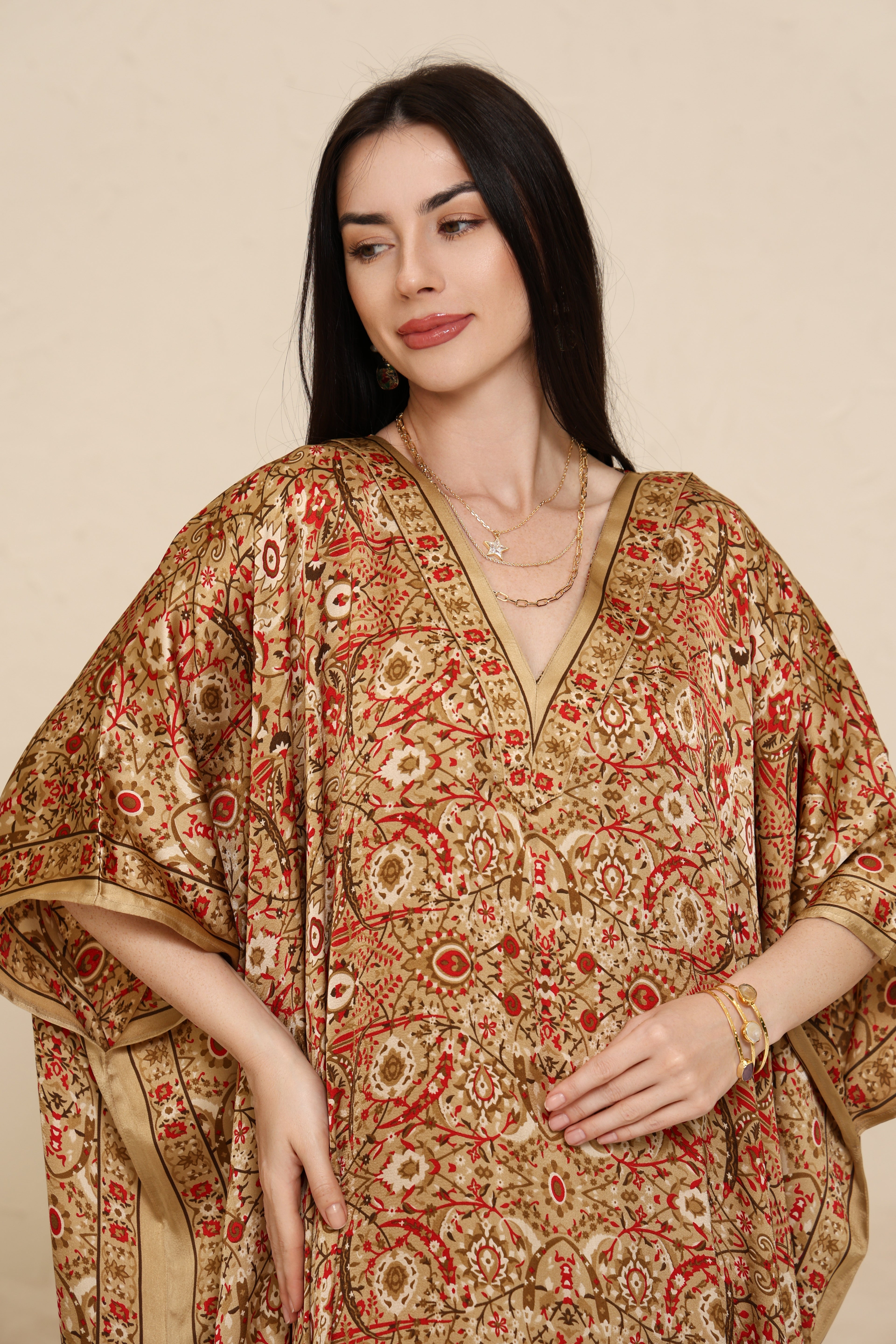 Kaftan Printed Brown