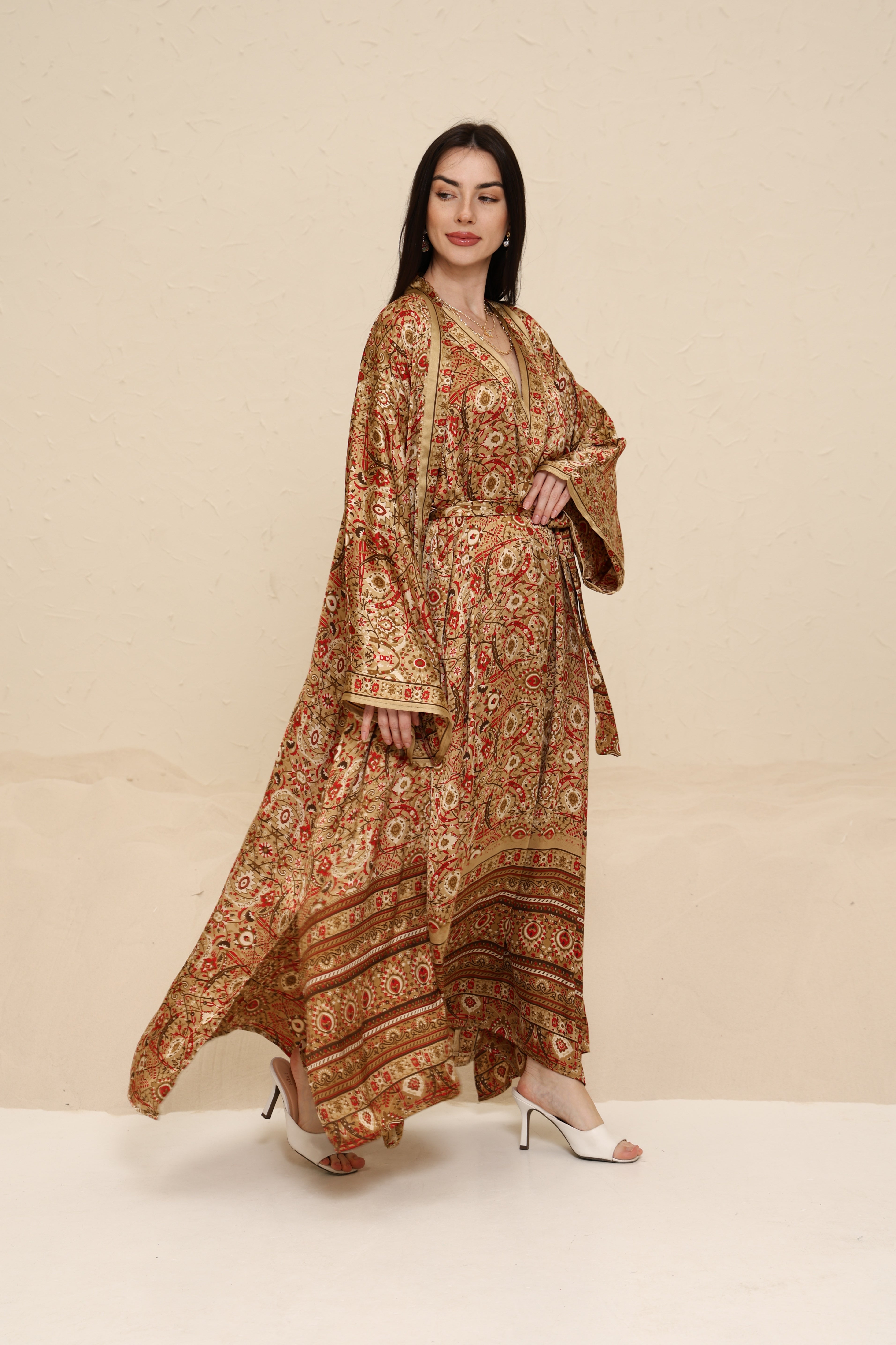 Kaftan Printed Brown