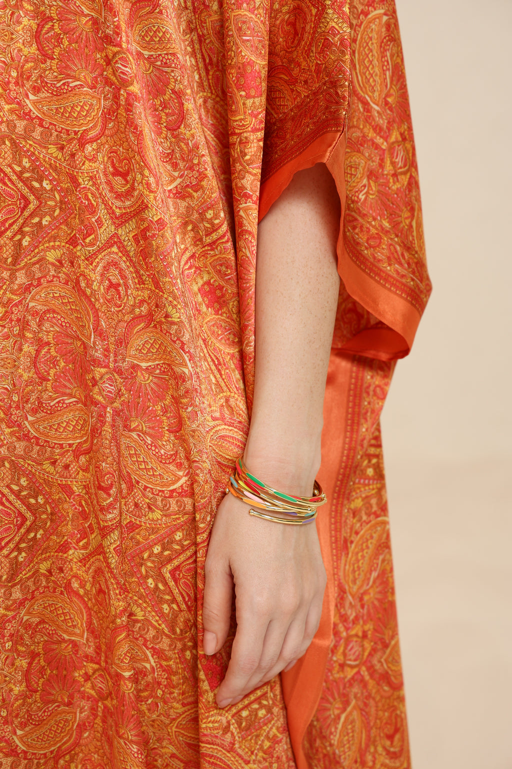 Kaftan Printed Orange