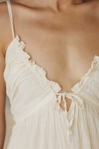 Elegant White Tiered Boho Maxi Dress for Women | Flowy Resort & Summer Vacation Dress