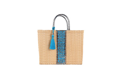 Straw Bag - Blue - Atelieruae