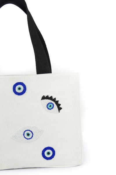 Eye Series Tote Bag with Tassel - Atelieruae
