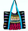 Embroidered Tote Bag with Tassels - Atelieruae